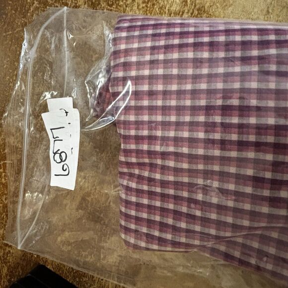 Johnnie-O Shirt Mens XL Pink Plaid Prep-Formance Button Long Sleeve Nylon Bamboo - Picture 9 of 9